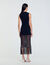 Fringed knit dress