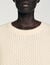 Honeycomb stitch wool sweater