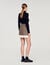 Mini skirt with removable belt