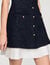 Short two-tone tweed dress