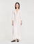 Maxi dress with pearl details