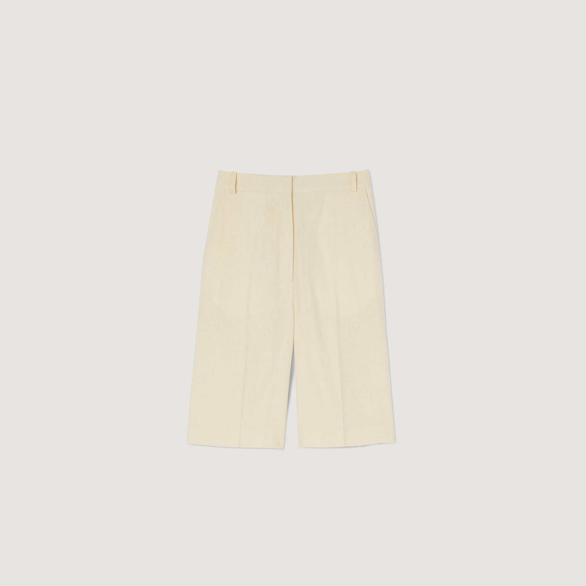 Straight-leg Bermuda shorts
