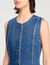 Rhinestone denim top