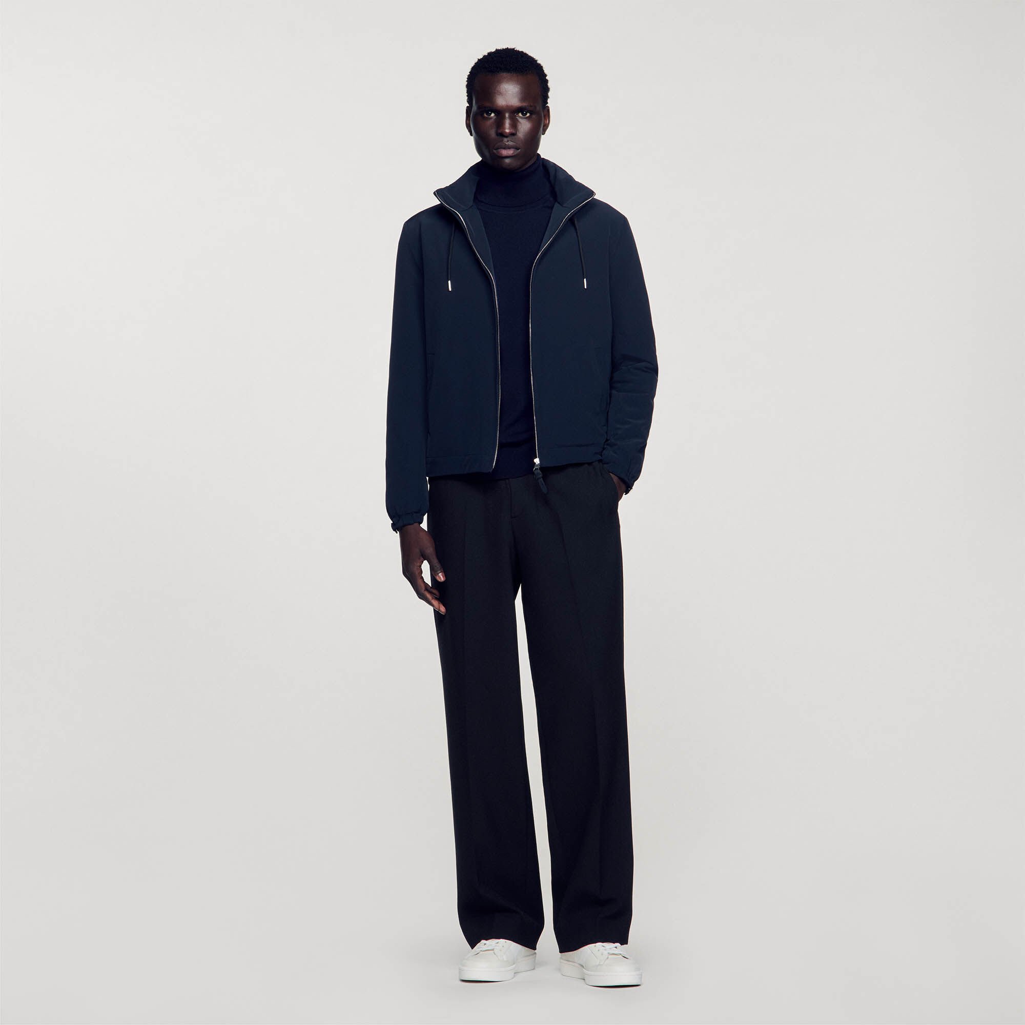 福袋安いいね半額ストア blue jacket fabric Technical for Paris Sandro | Men ジャケット・アウター