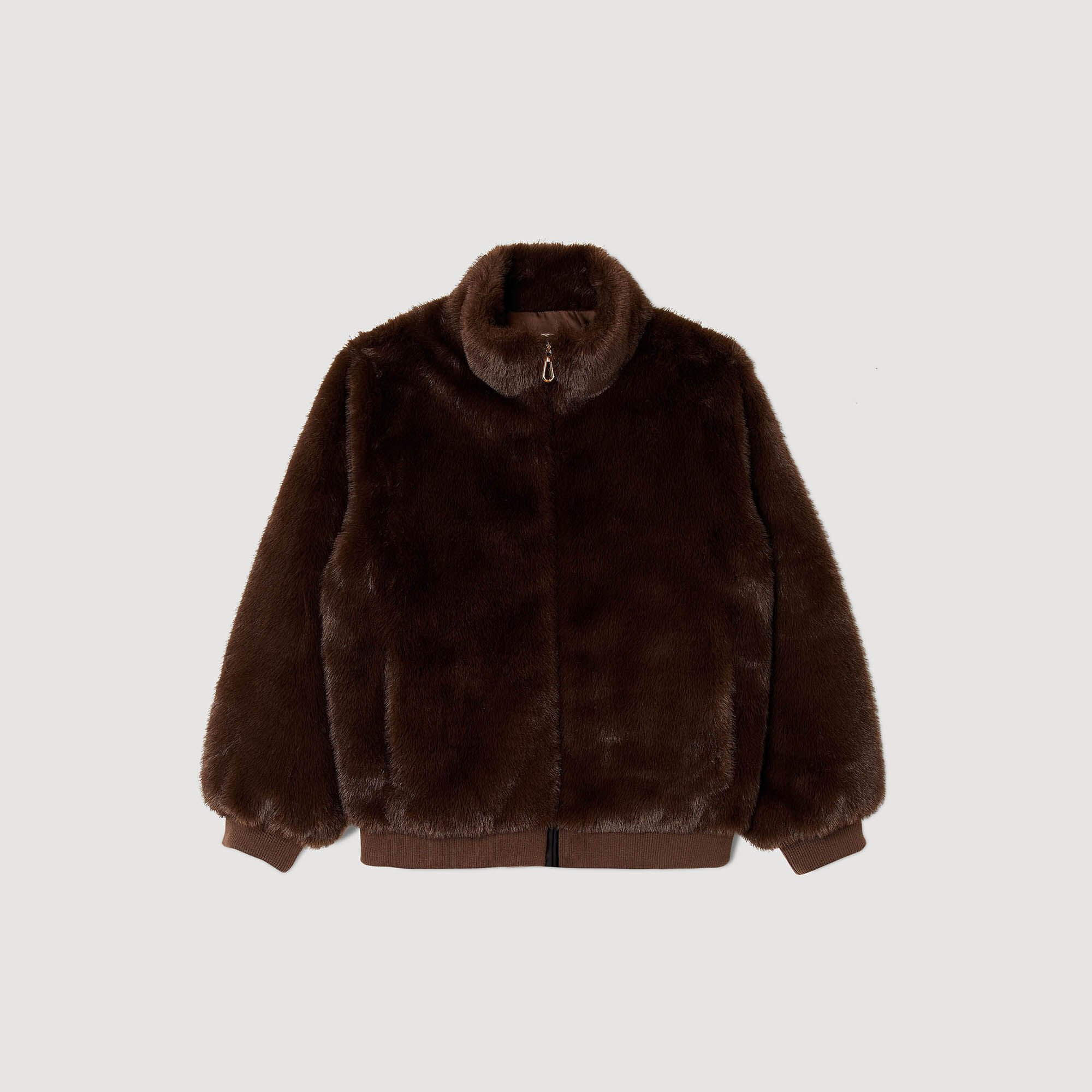 Faux fur jacket