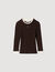 2-in-1 mixed wool sweater
