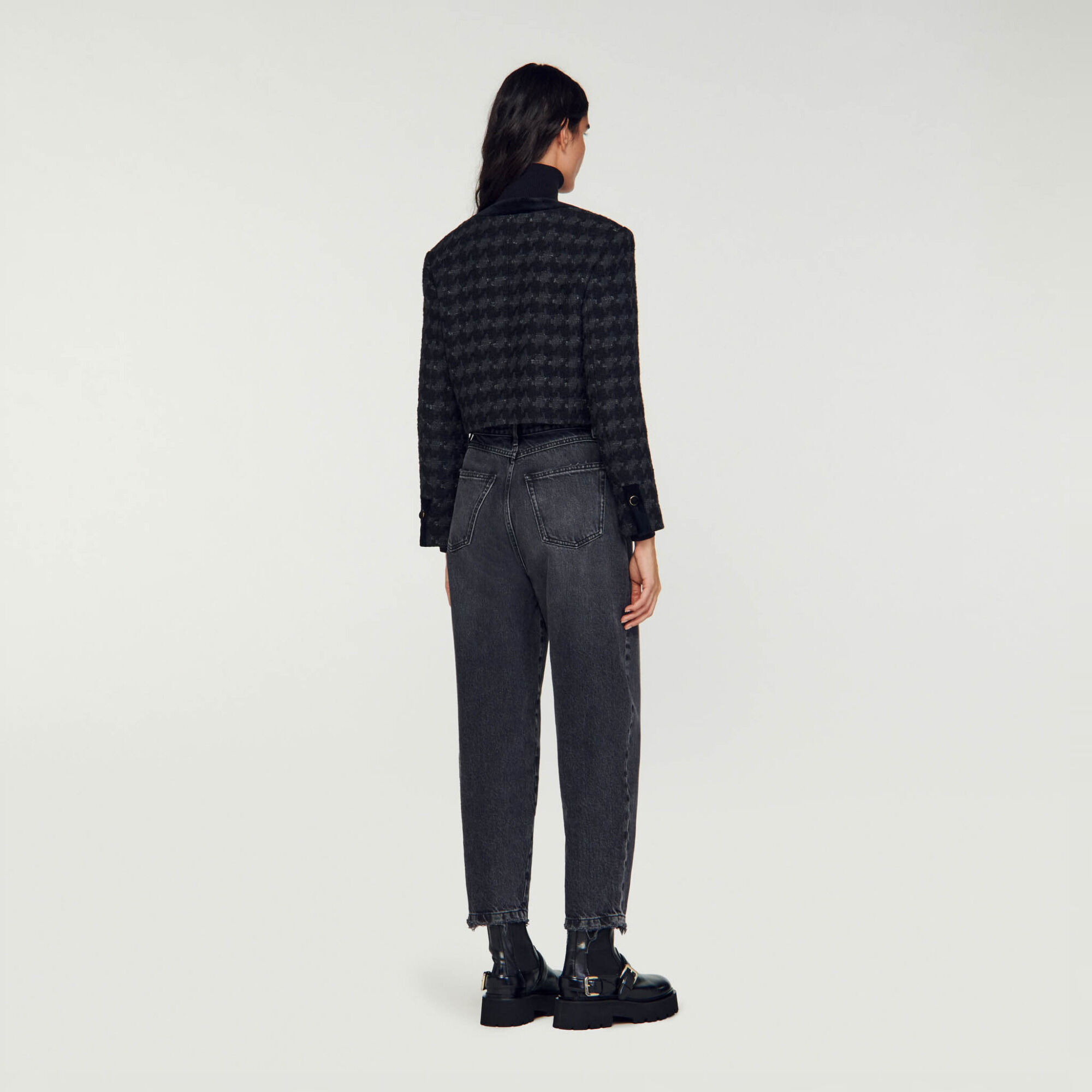 Short tweed jacket
