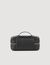 Toiletry bag in grained fabric
