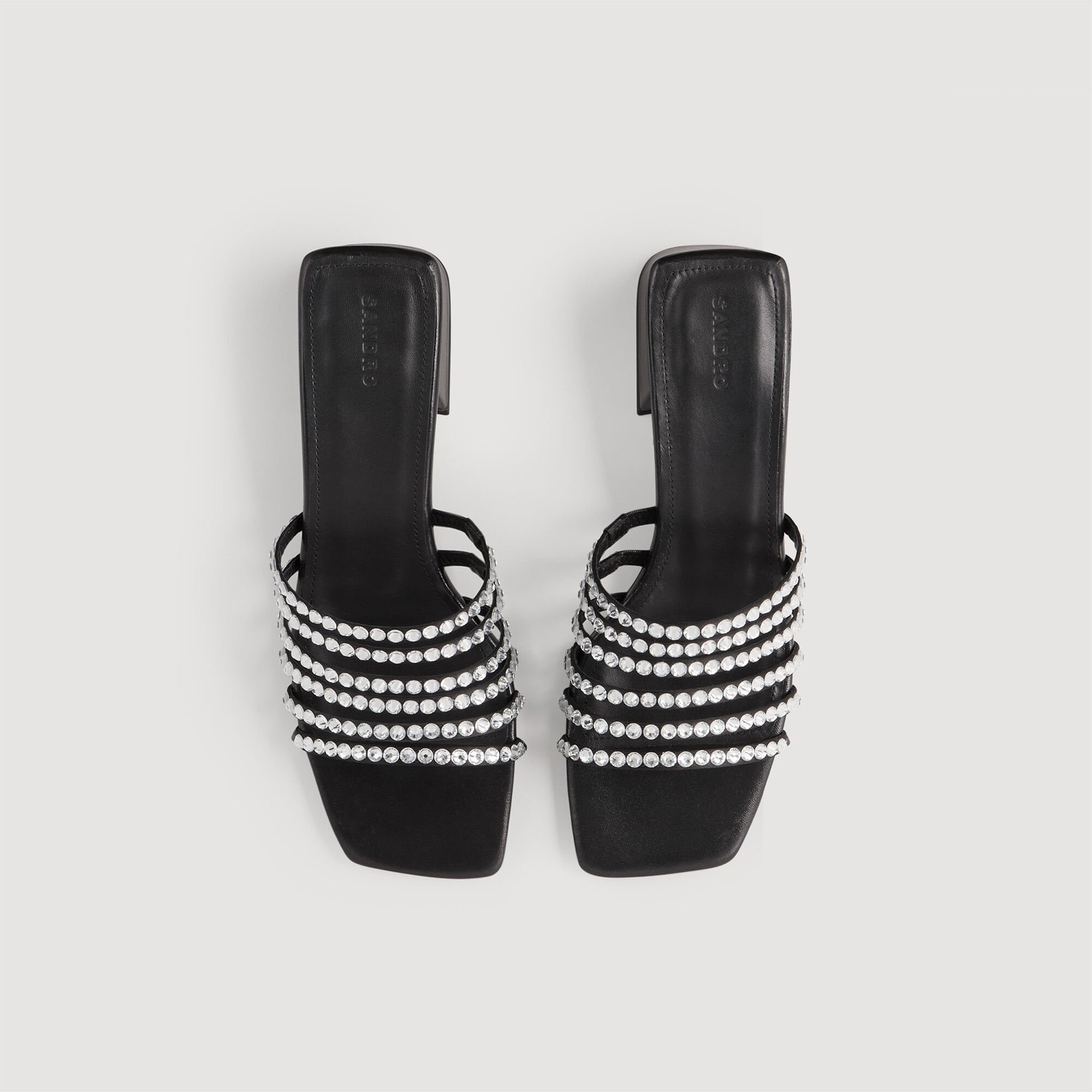 Rhinestone mules