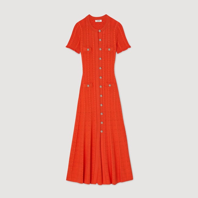 Knit maxi dress
