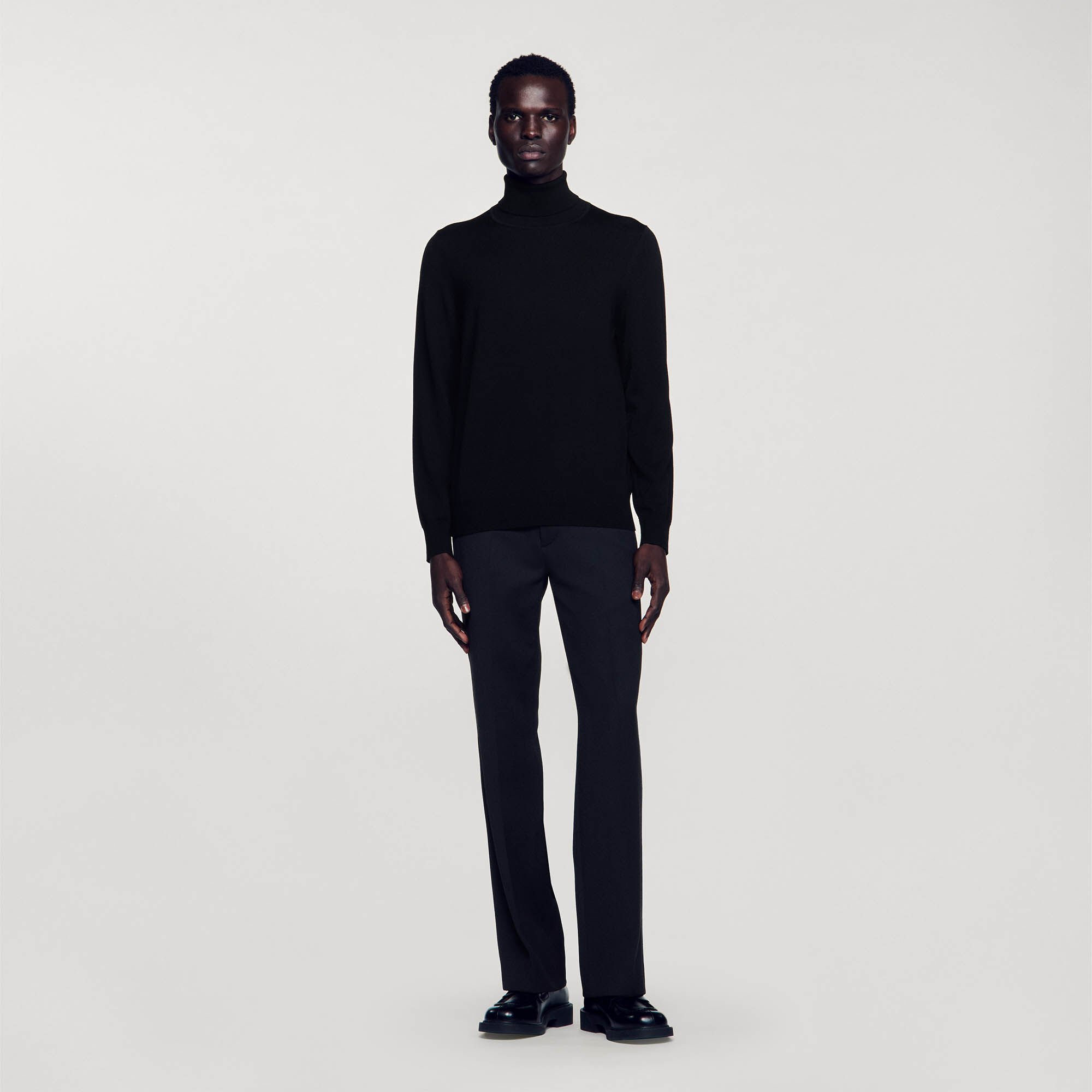 Turtleneck wool sweater