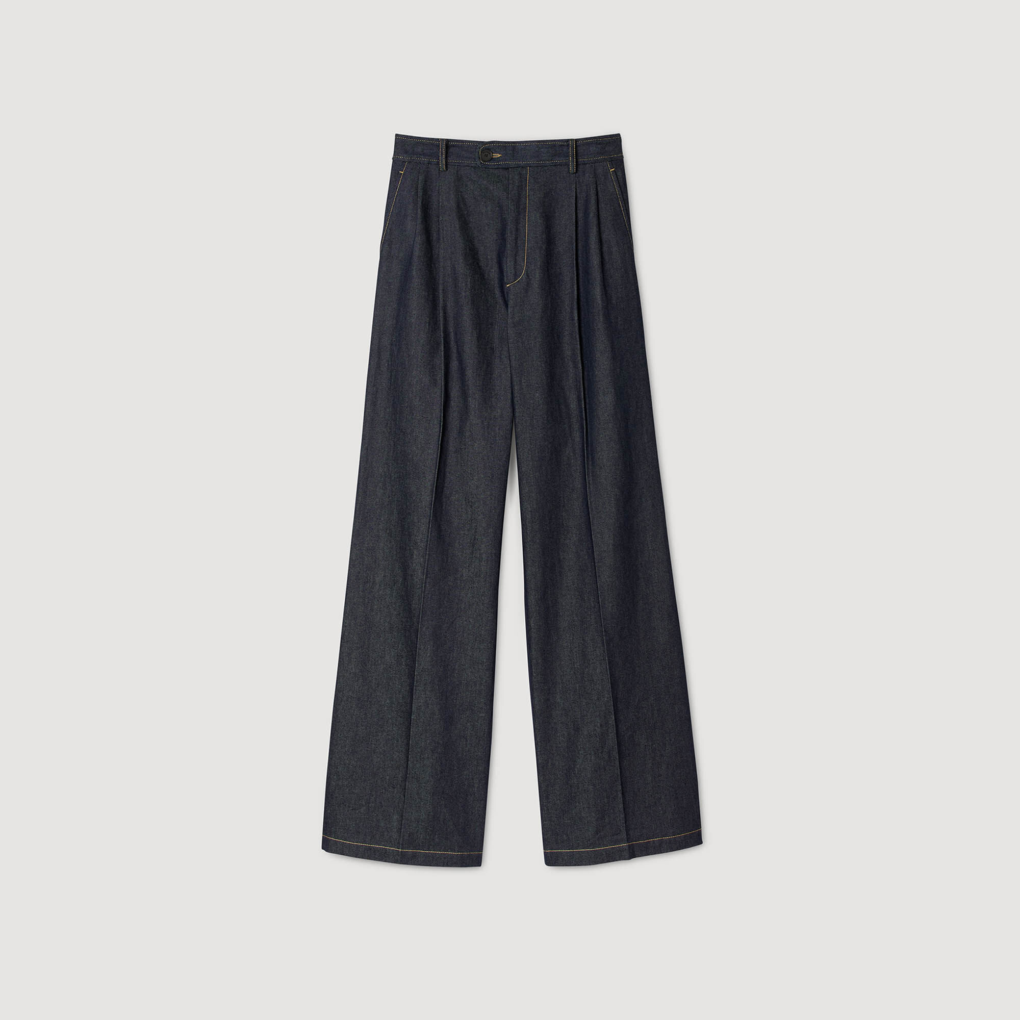 Denim suit trousers
