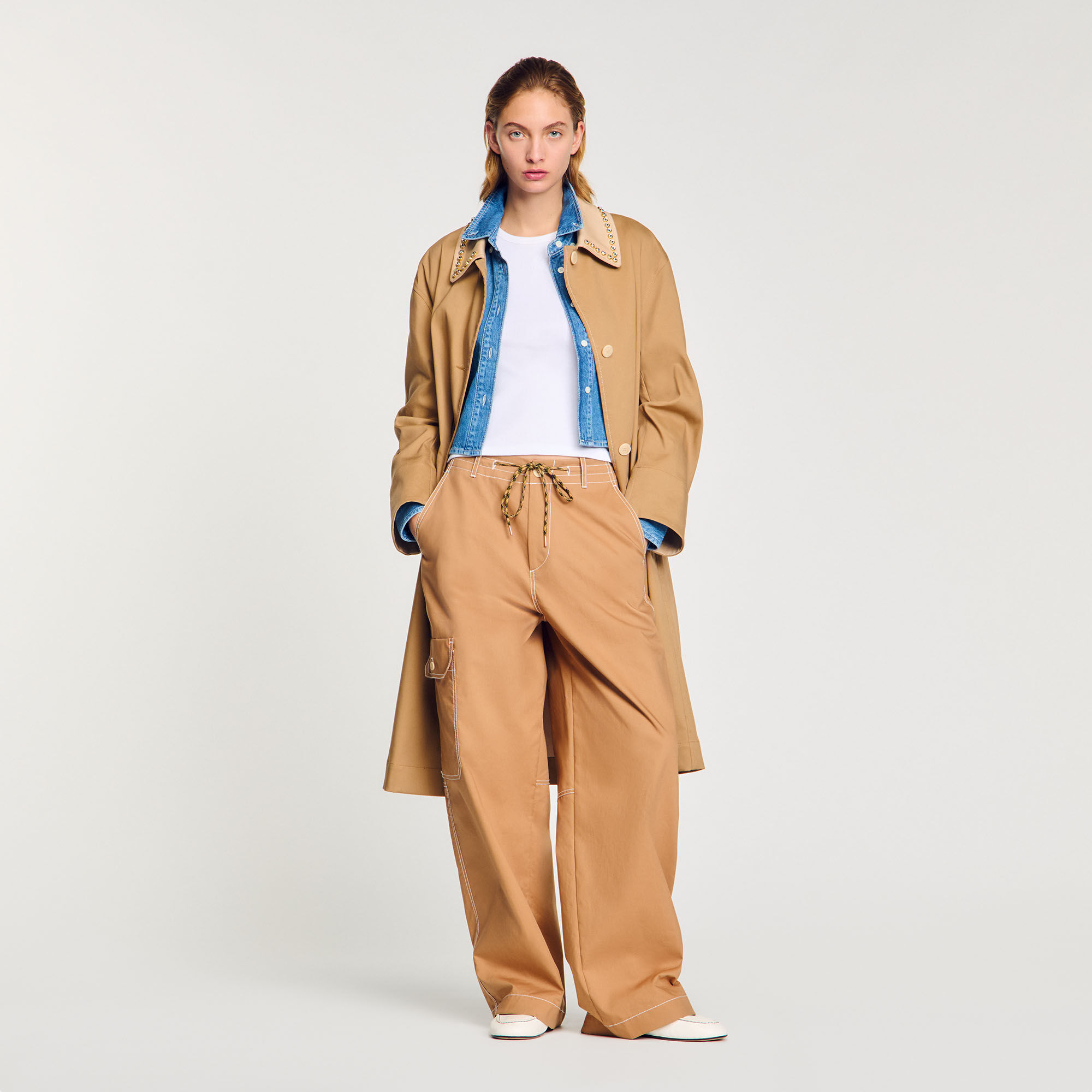 【SAMPLE】Surroud Cargo Pants / BEIGE （1個） SAMPLE】Surroud Cargo Pants / BEIGE （1個）