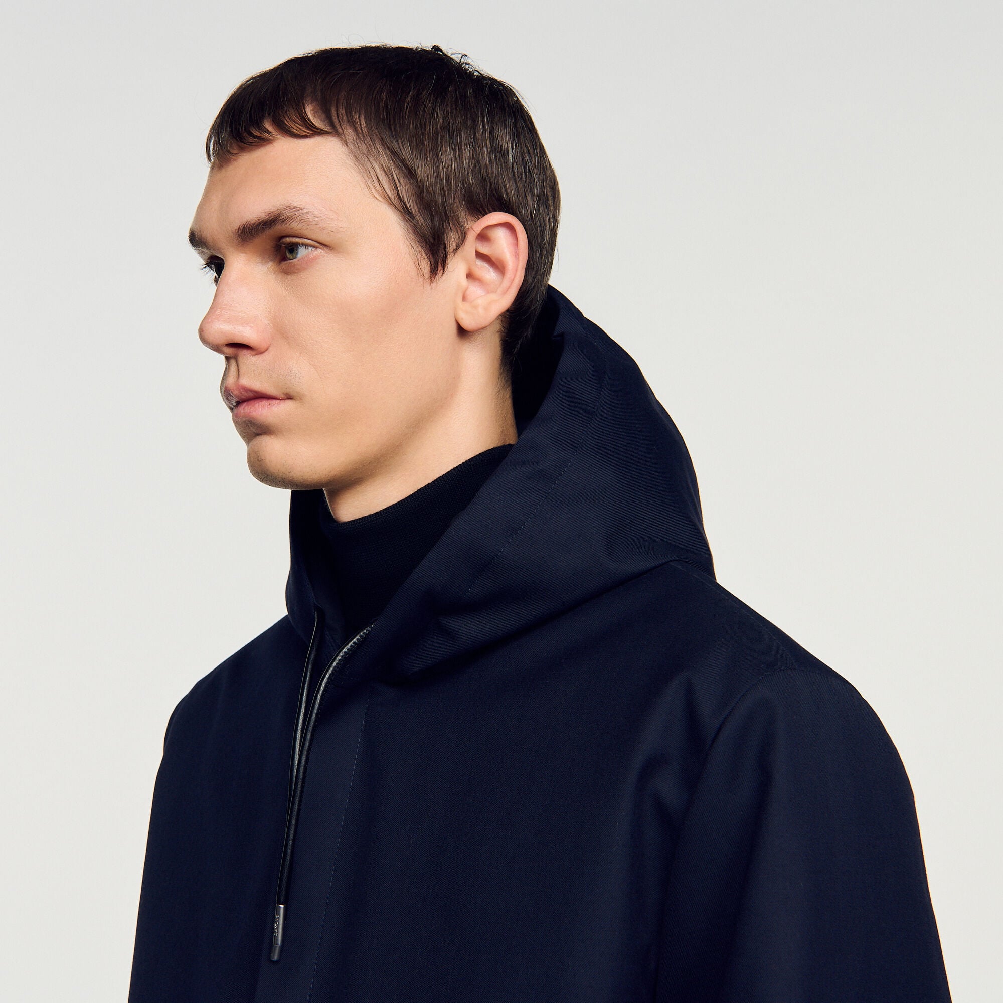 Hooded parka with zip - Men | Sandro
