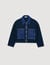 Denim detail cardigan