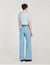 Wide-leg tweed trousers