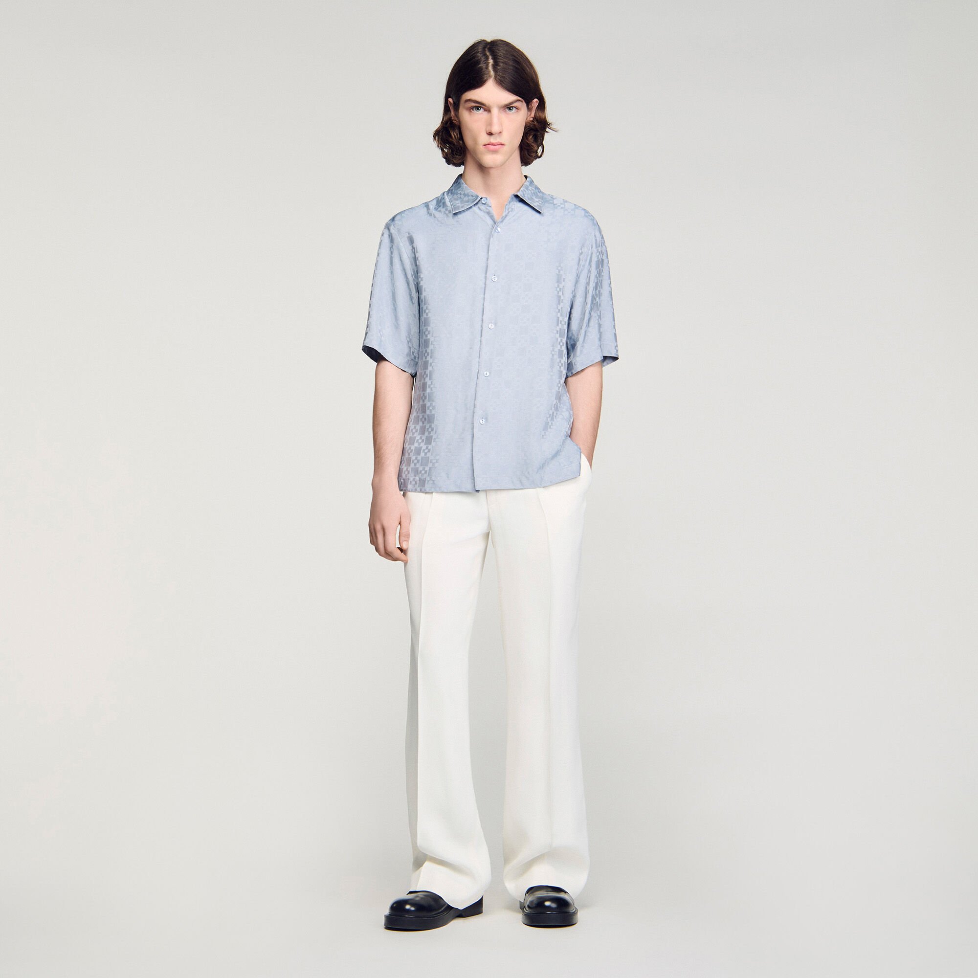 Square Cross loose-fit shirt