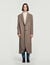 Long double-faced wool coat - Women | Sandro