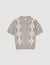 Argyle polo sweater
