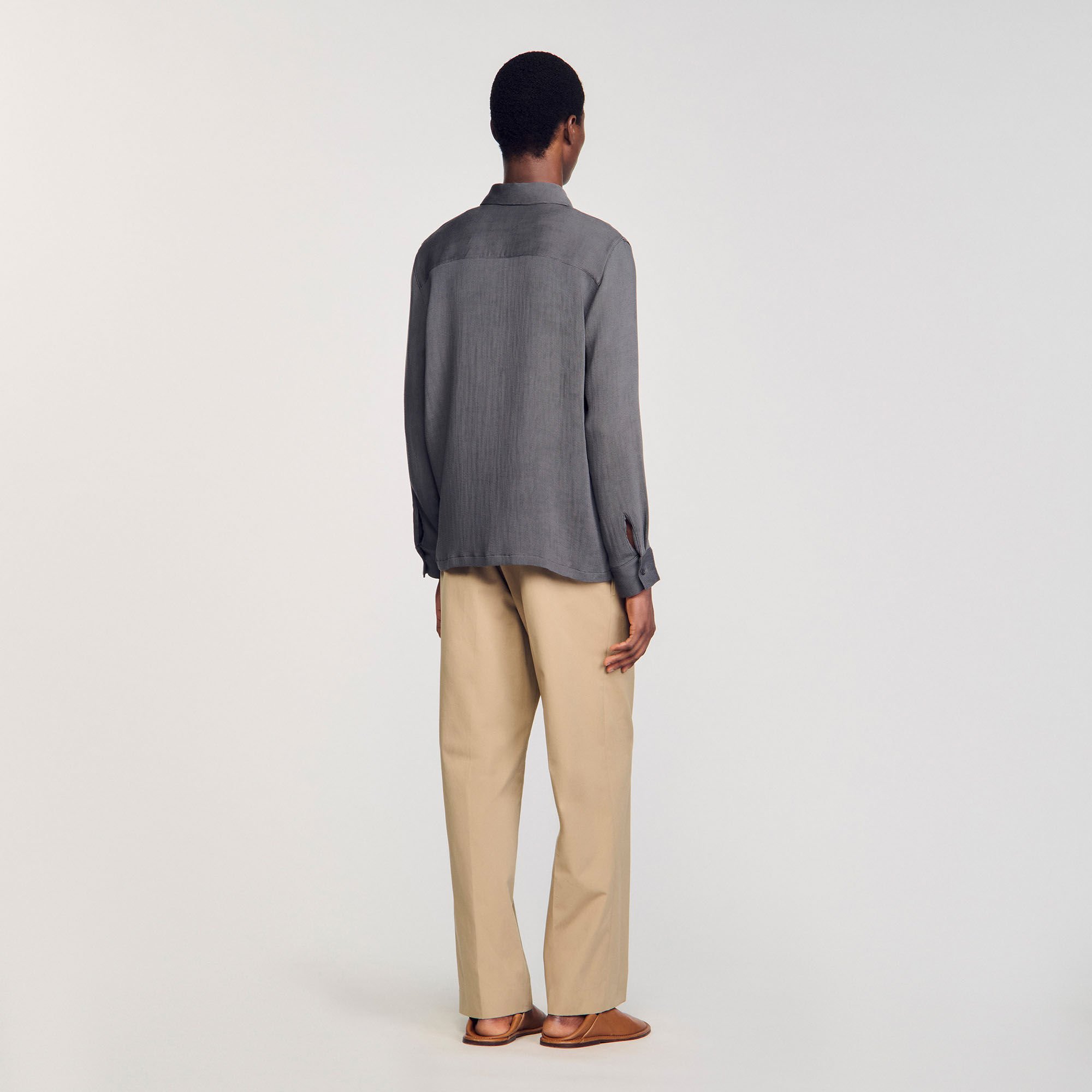 Pleated shirt