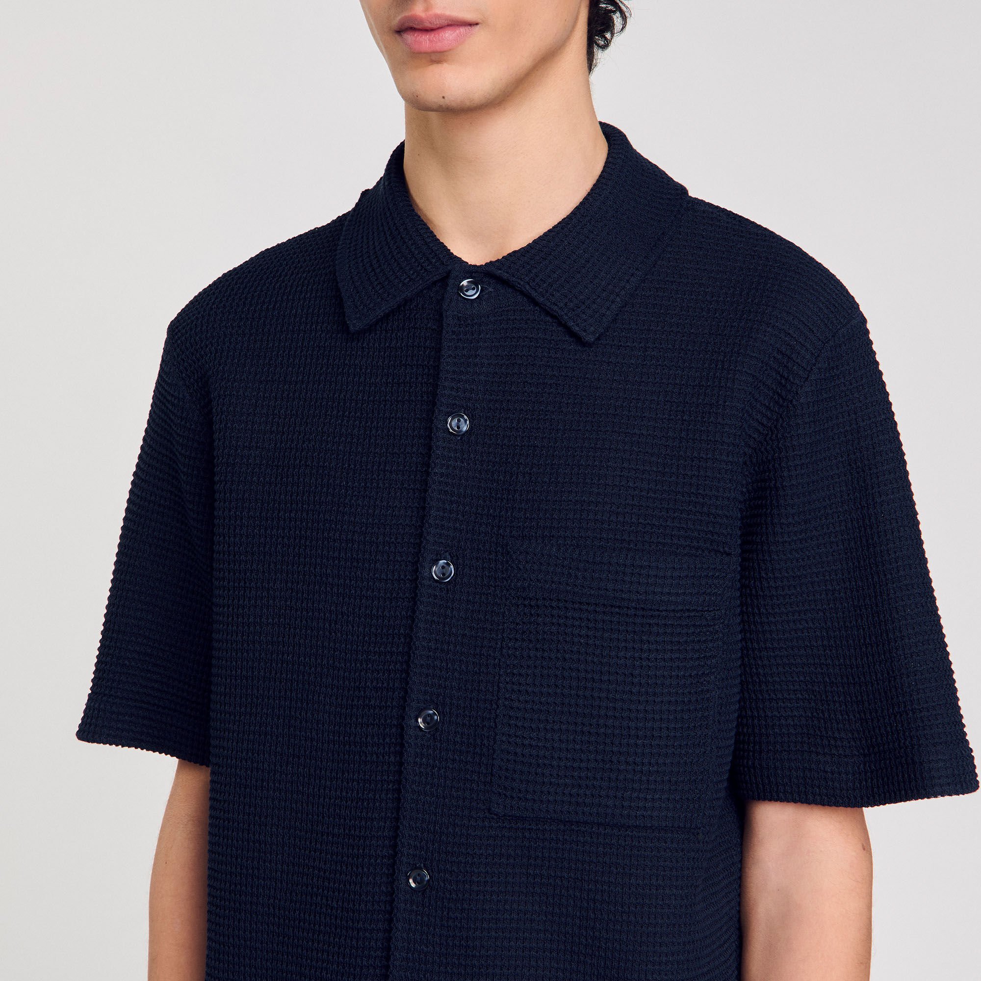 Waffled shirt