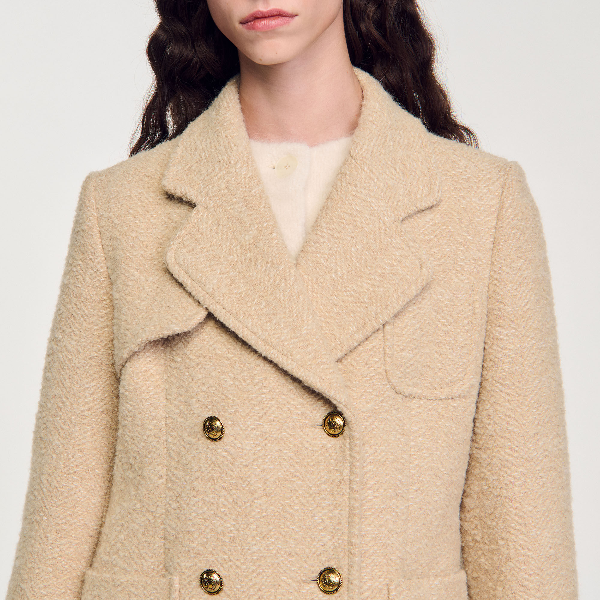 Long Double-Breasted Coat