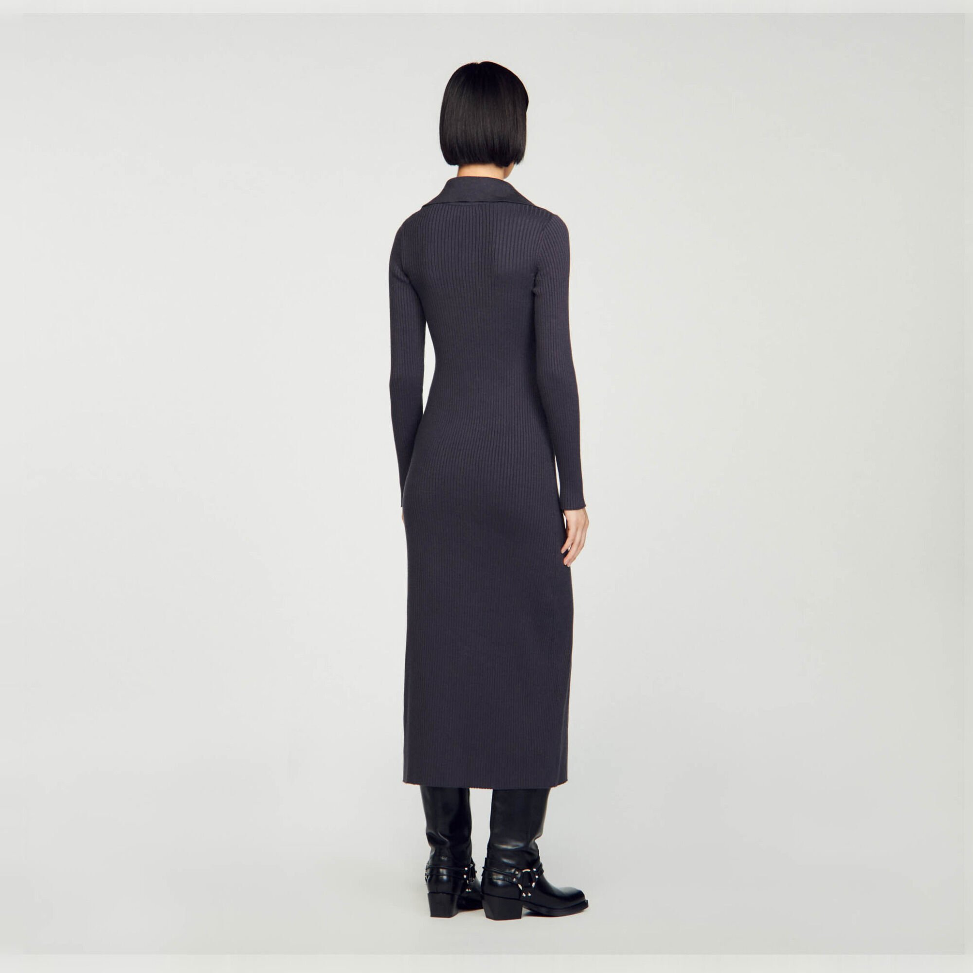 Knit maxi dress
