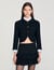 Cropped jacket with decorative buttons