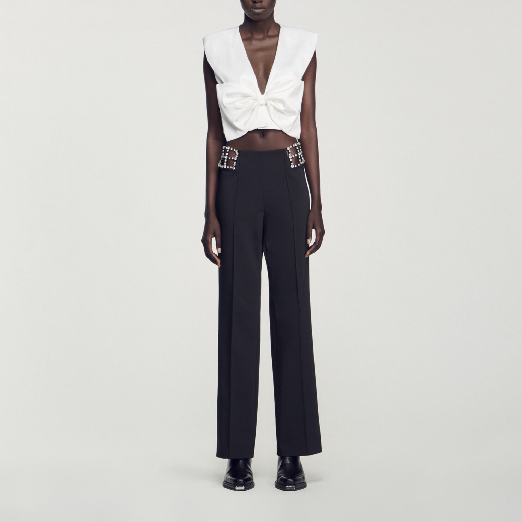 Rhinestone trousers