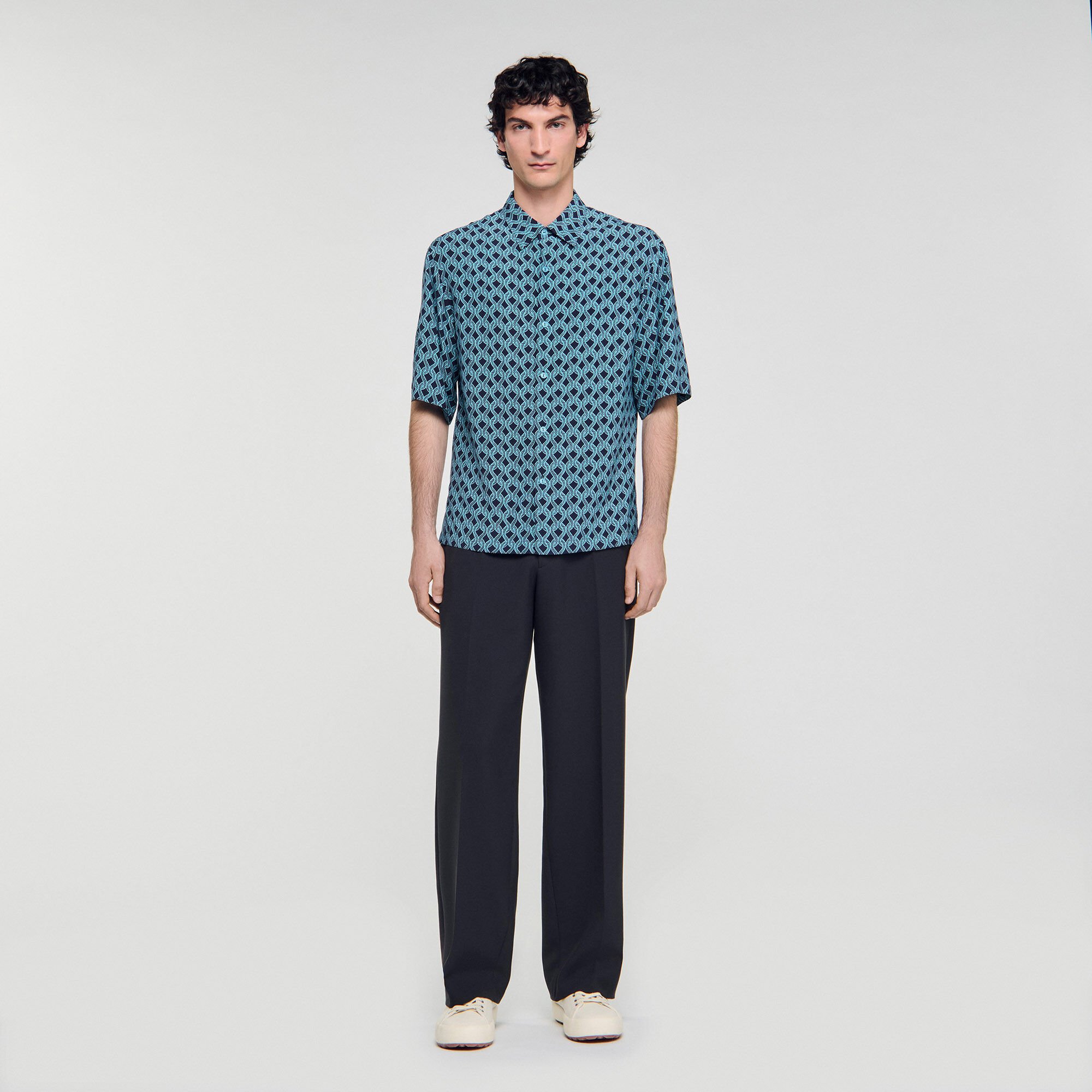 Rope print shirt