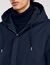 Hooded parka with zip