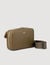 Small reconstitued leather bag
