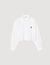 Cropped poplin shirt
