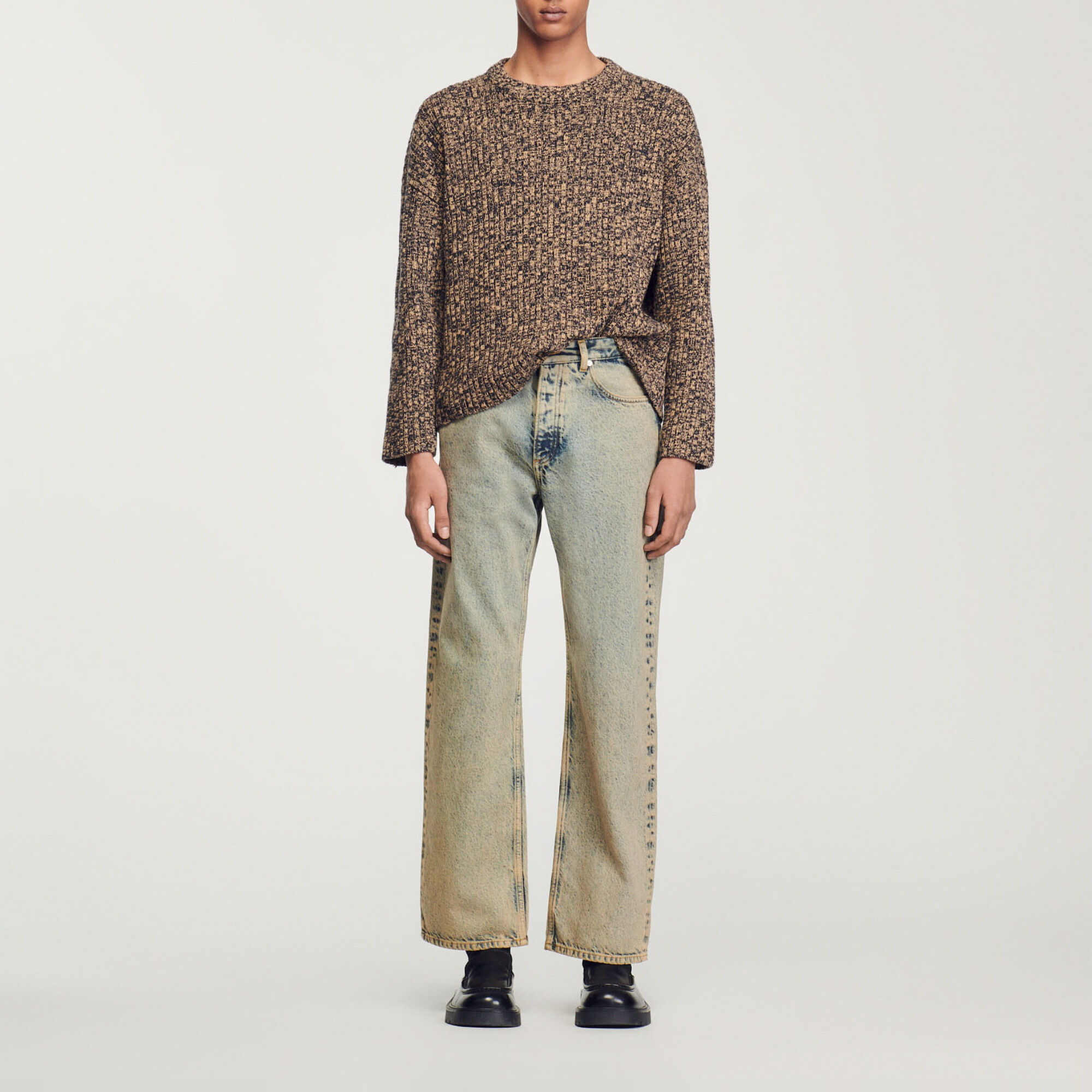 Oversized knit sweater