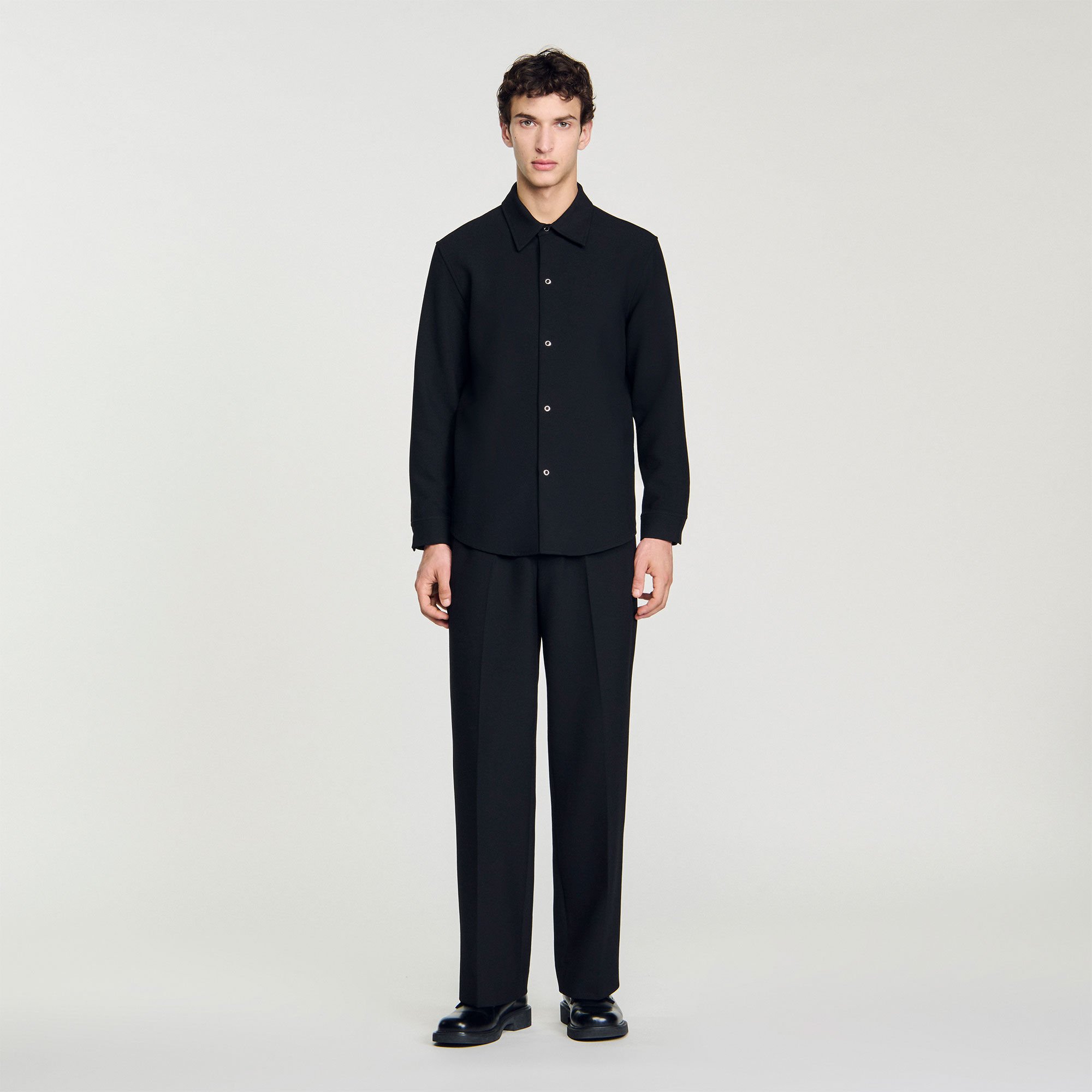 Long-sleeved jersey shirt