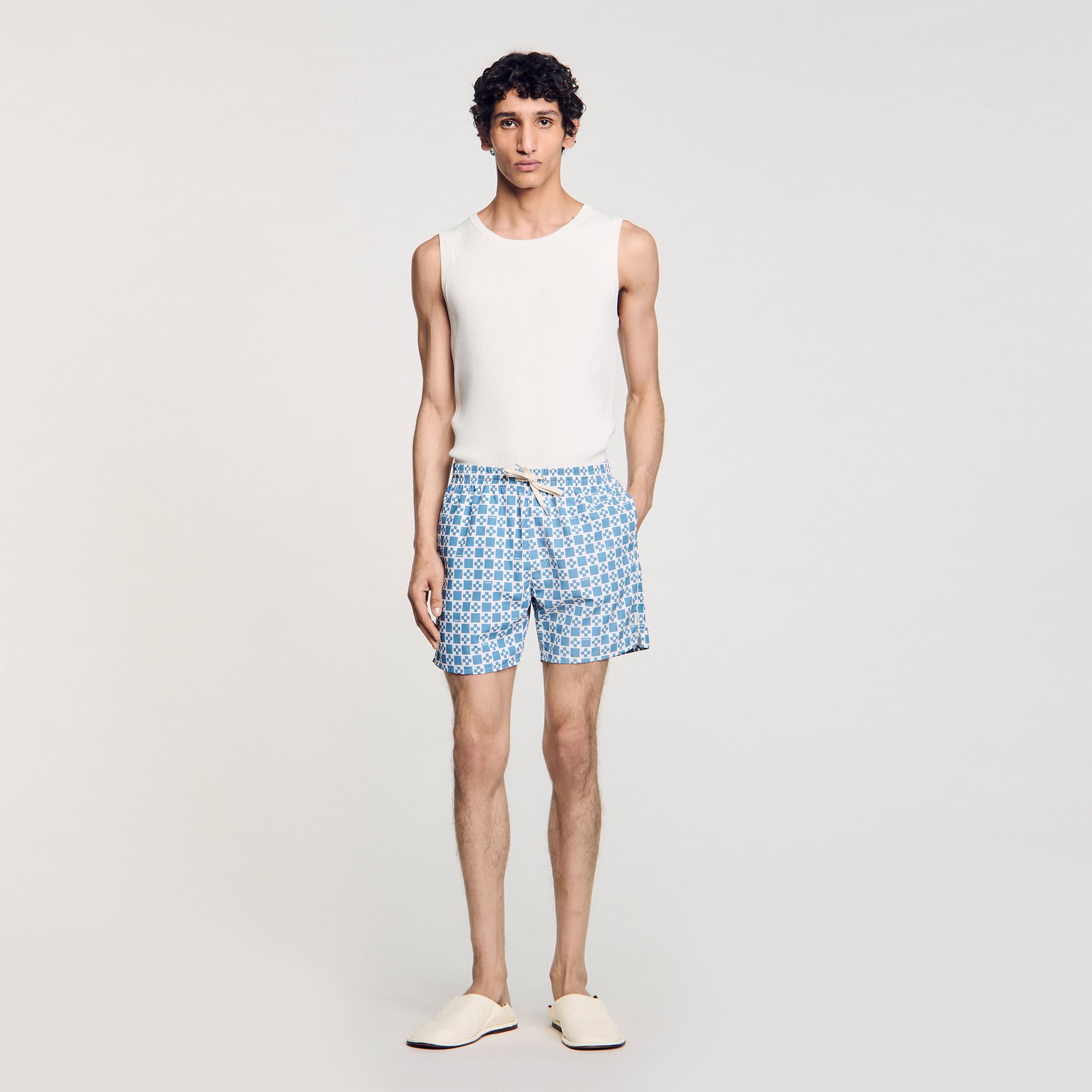 Square Cross swim shorts