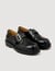 Glazed leather loafers