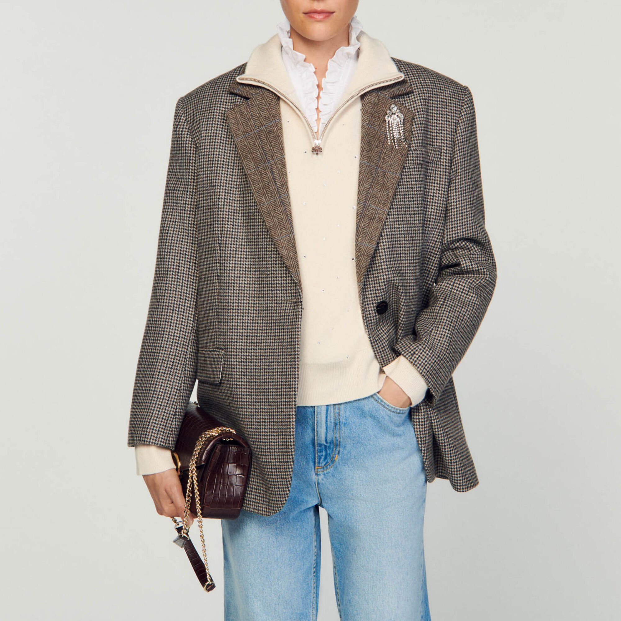 Half-zip sweater