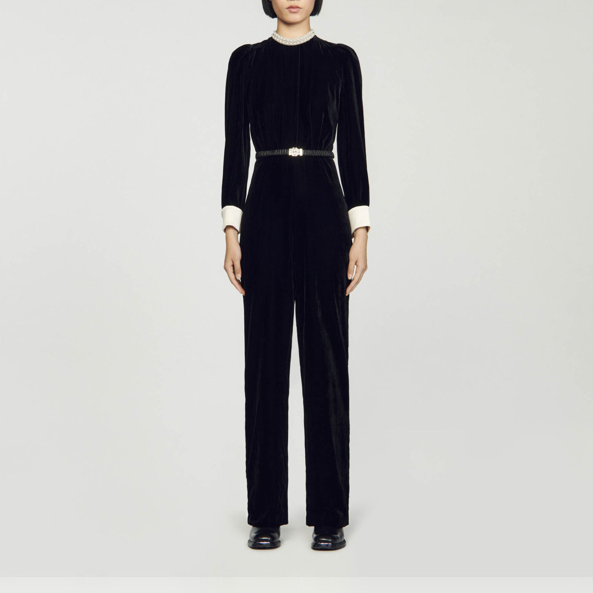 Velvet jumpsuit