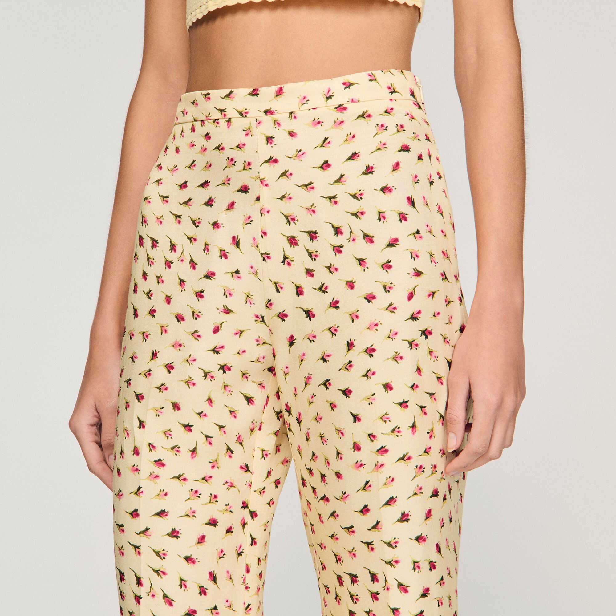 Floral trousers