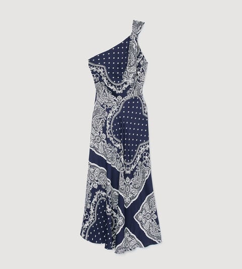 Bandana-print maxi dress