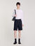 Raw denim Bermuda shorts