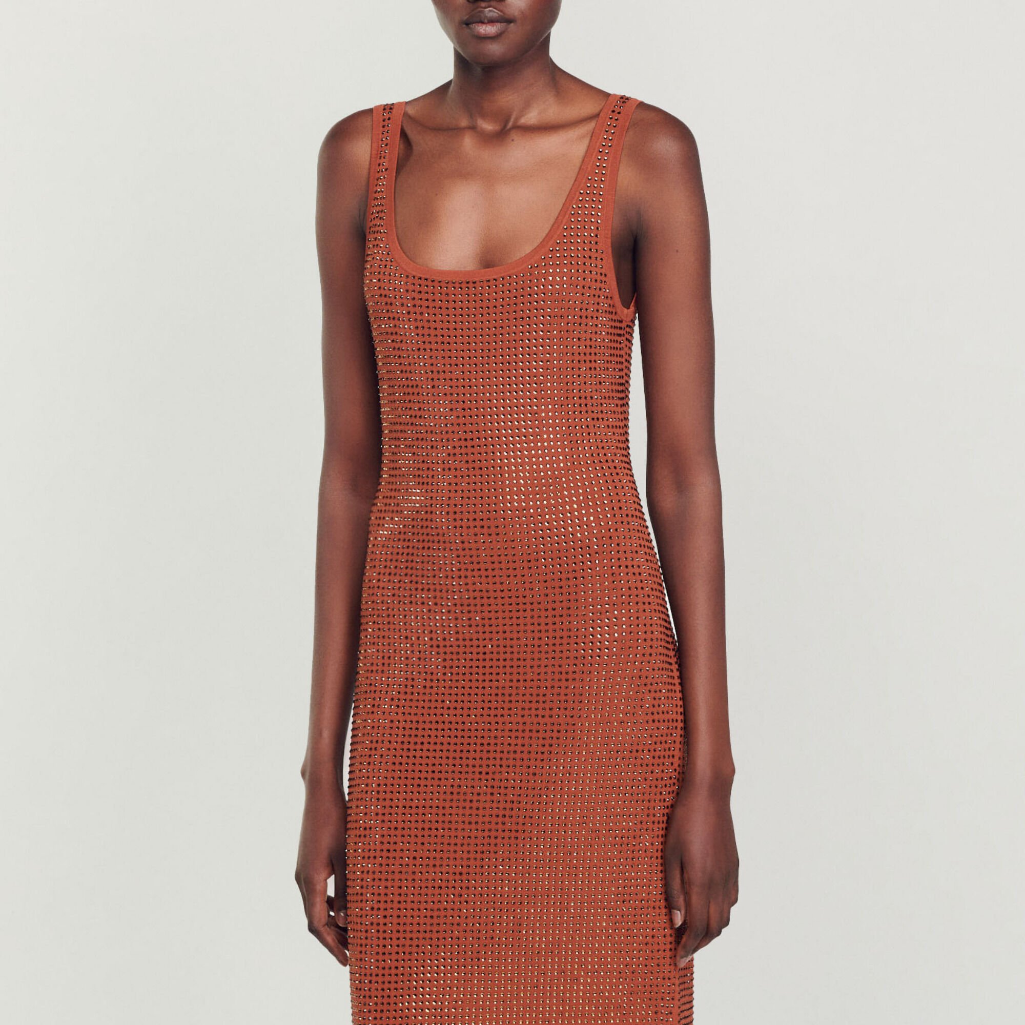 Rhinestone-embellished dress