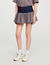 Checked skort