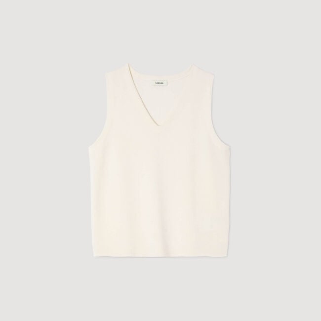 Wool vest top