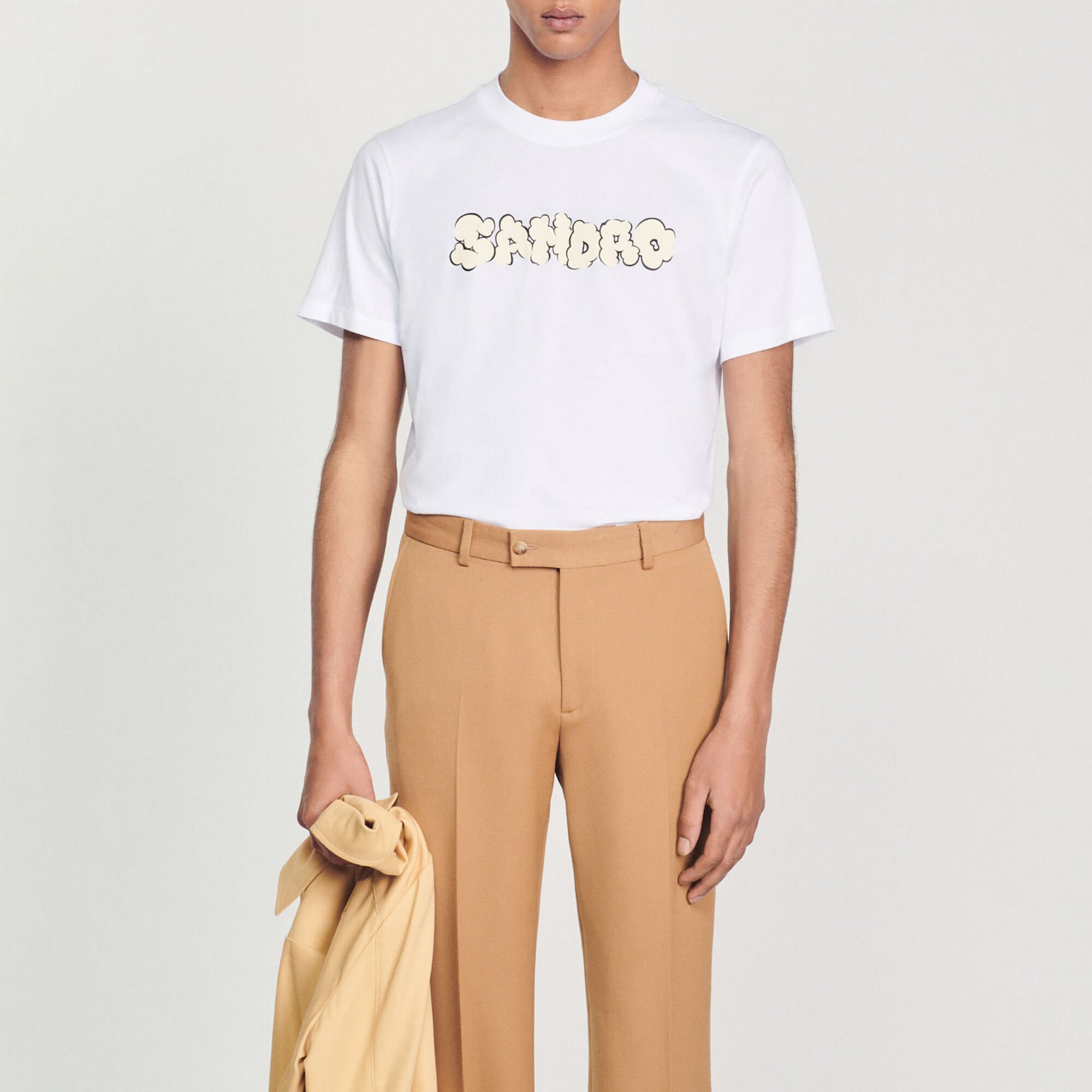 Sandro embroidery T-shirt
