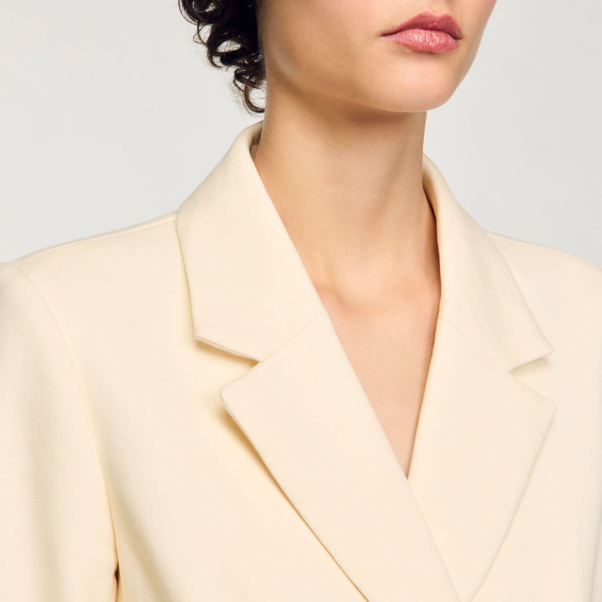 Double-breasted suit jacket