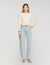 Cropped sequinned cotton jacket