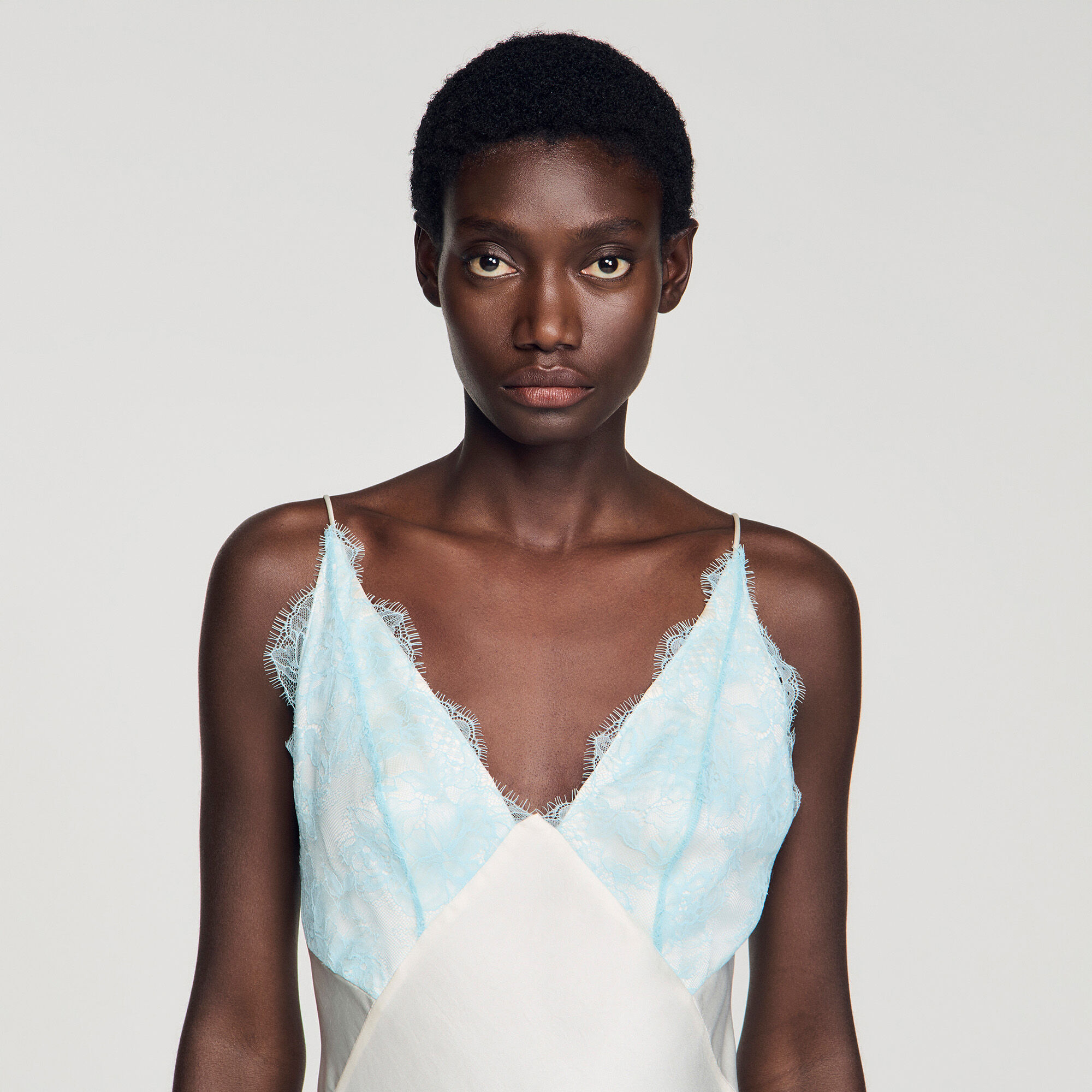 Lingerie-style maxi dress