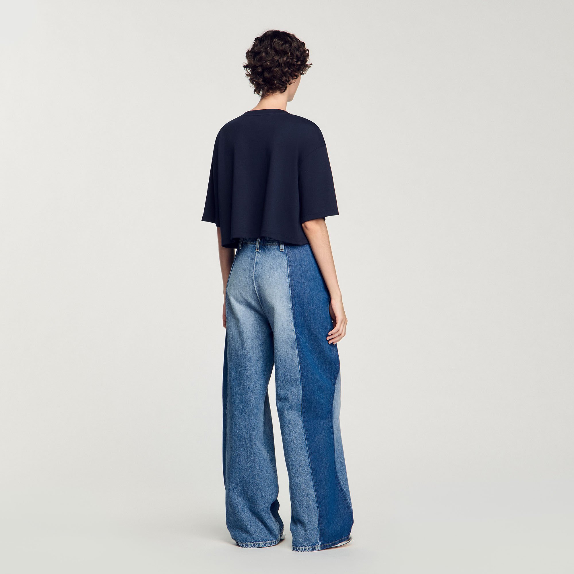 T-shirt with beaded details